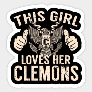 CLEMONS Sticker